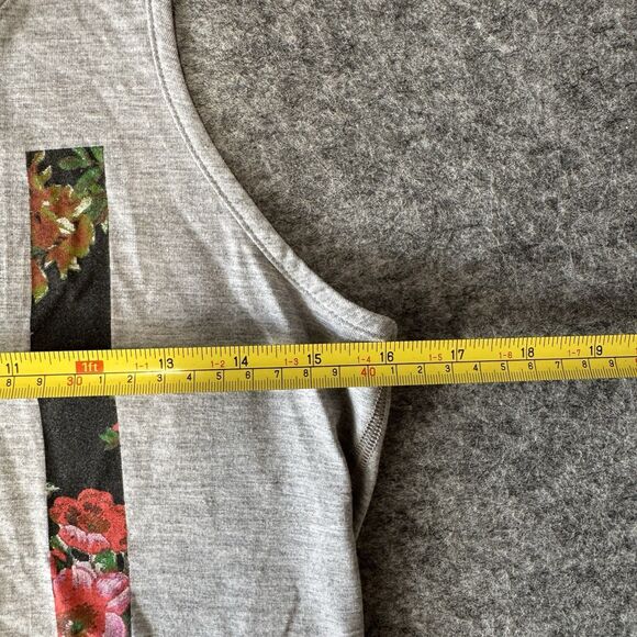 Adidas Ultimate Tank Graphic Racerback Tank Women’s Size Medium | Gray - Picture 4 of 5